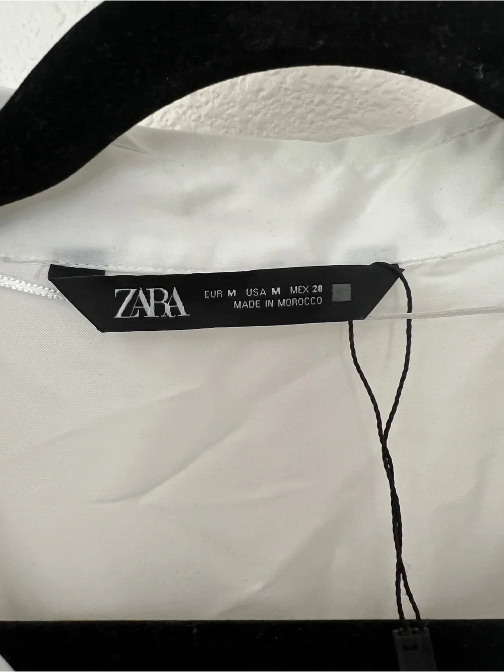 Zara White Relaxed Button-Down Shirt - M - Picture 3 of 3